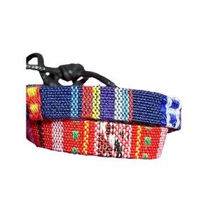 Handmade Tribal Friendship Bracelets Set of 2 Multicolor Adjustable